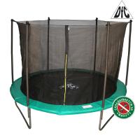 Батут DFC JUMP 12ft складной, сетка, чехол, green (366см)